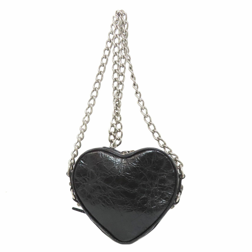 Balenciaga heart motif shoulder bag leather - Picture 2 of 11